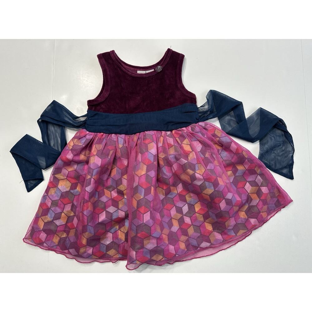 Matilda Jane Paint By Numbers Miss Fancy Tank Dress Purple Size 2